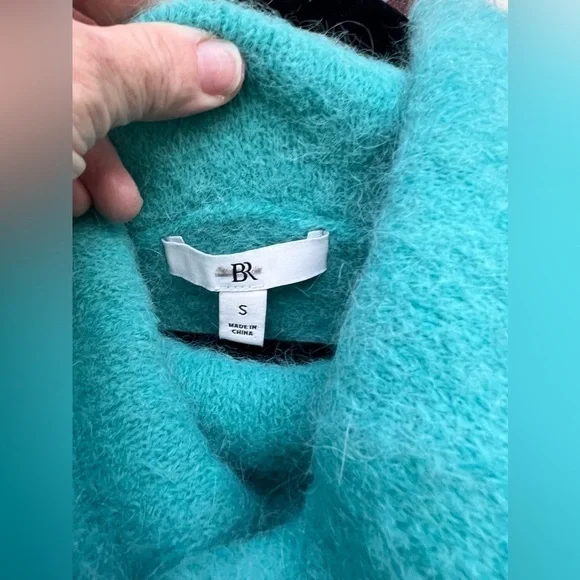 Banana Republic Alpaca Minimalist lagenlook BoHo Cowl Neck Sweater Dress S - Picture 14 of 15